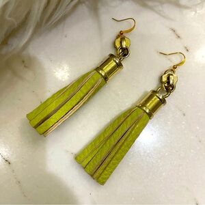 Handmade Zipper Pull Dandle Earrings